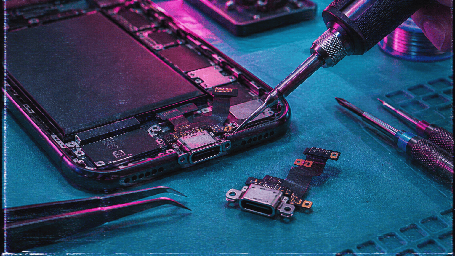 Como trocar o conector de carga do celular passo a passo | Bruninho Infotech